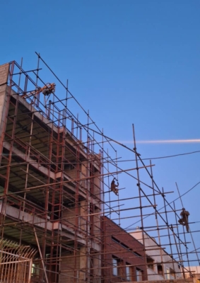 نصب انواع داربست فلزی ساختمانی